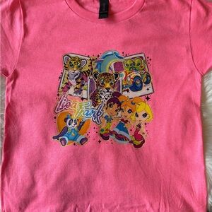 Pink Lisa Frank Youth XS Tee